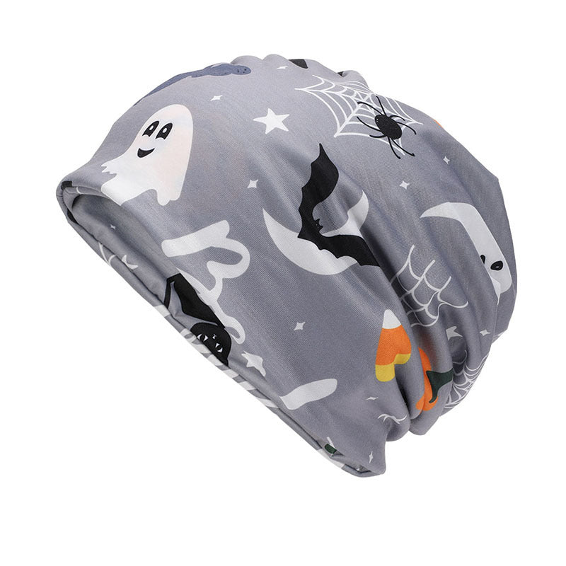 Wholesale Digital Printed Pullover Polyester Hat Halloween