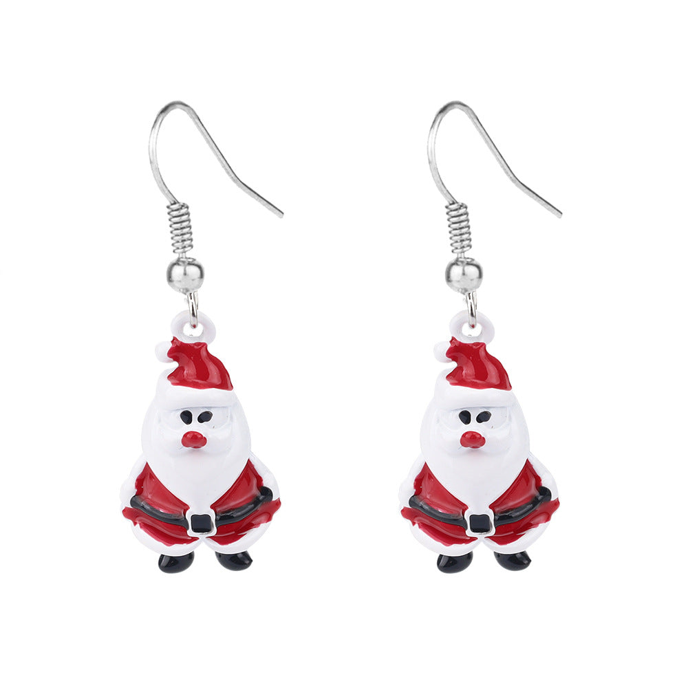 Wholesale Christmas Tree  Snowman Earrings