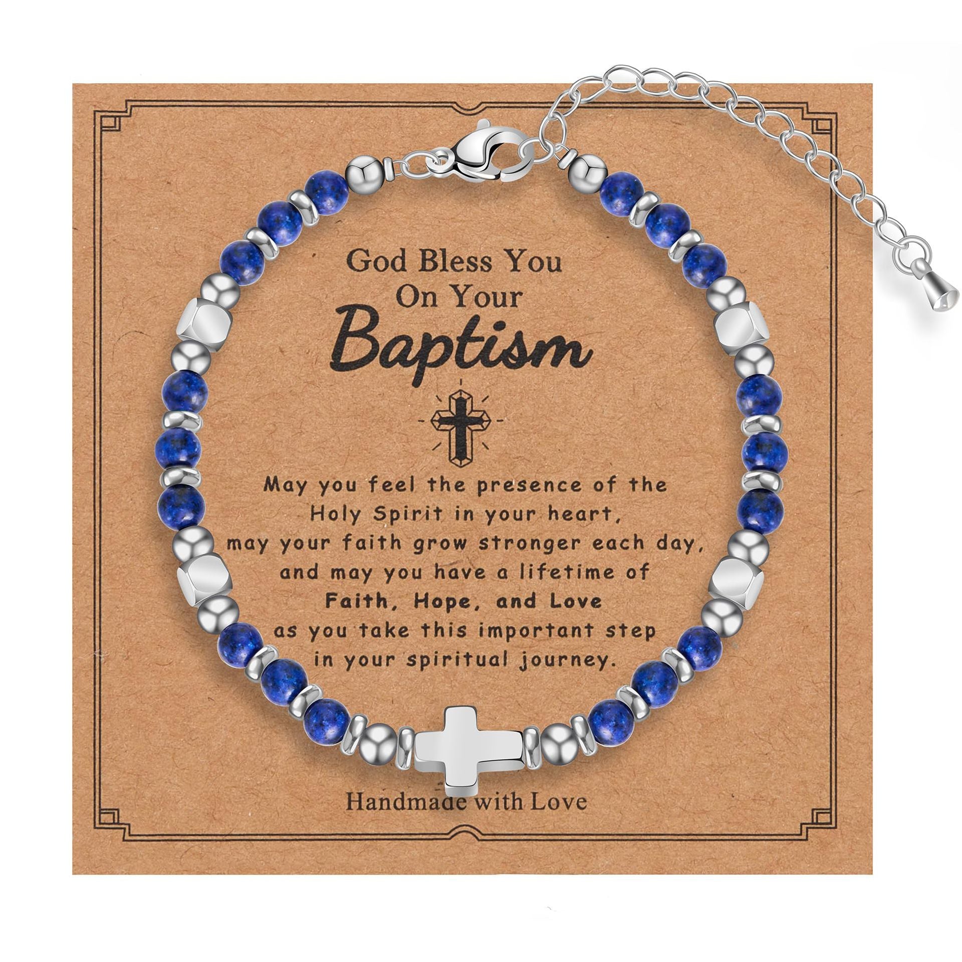 Wholesale  Easter Gift Pink Crystal Chain Cross Bracelet