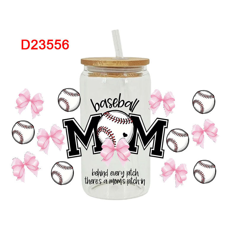 Wholesale Ball Sports Series 16oz Cup UV DTF Wraps