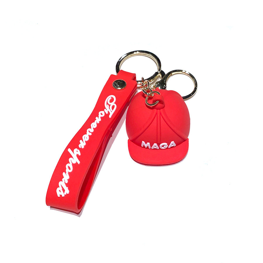 Wholesale Cute Cartoon Candy Color Baseball Cap Keychain Mini Hat