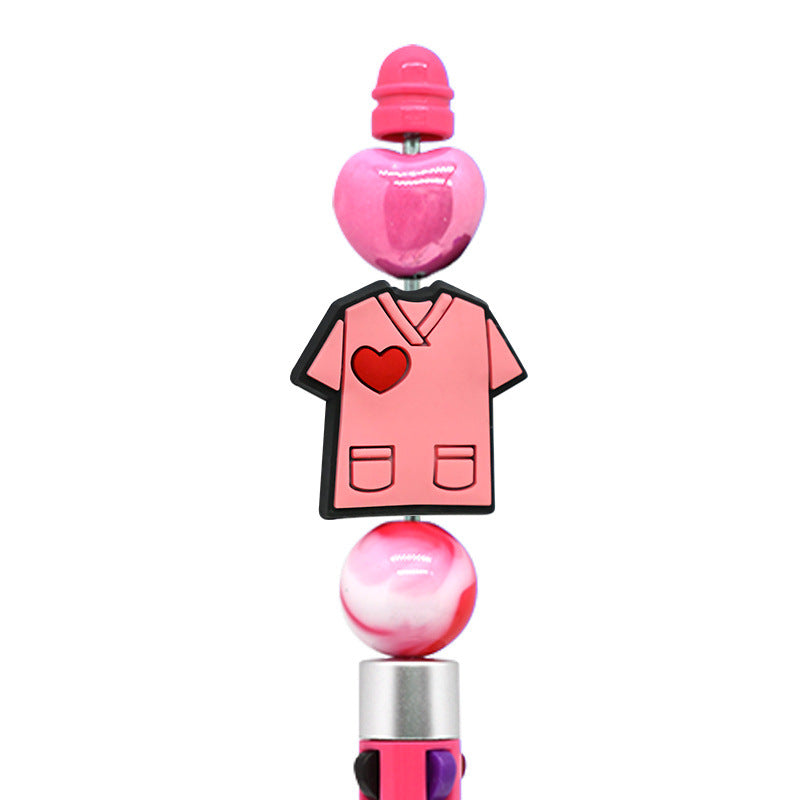 Wholesale Random 100pcs/pack  Medical Cartoon Beads Focal Beads