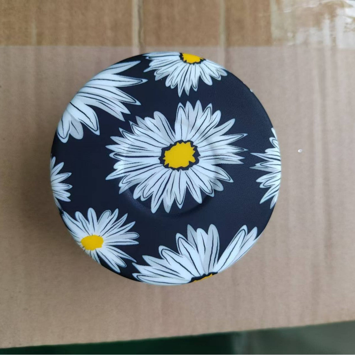 Wholesale Creative simple pattern silicone cup cover insulation film water transfer printing sports kettle space Pot Cup cover cup bottom cover for cups