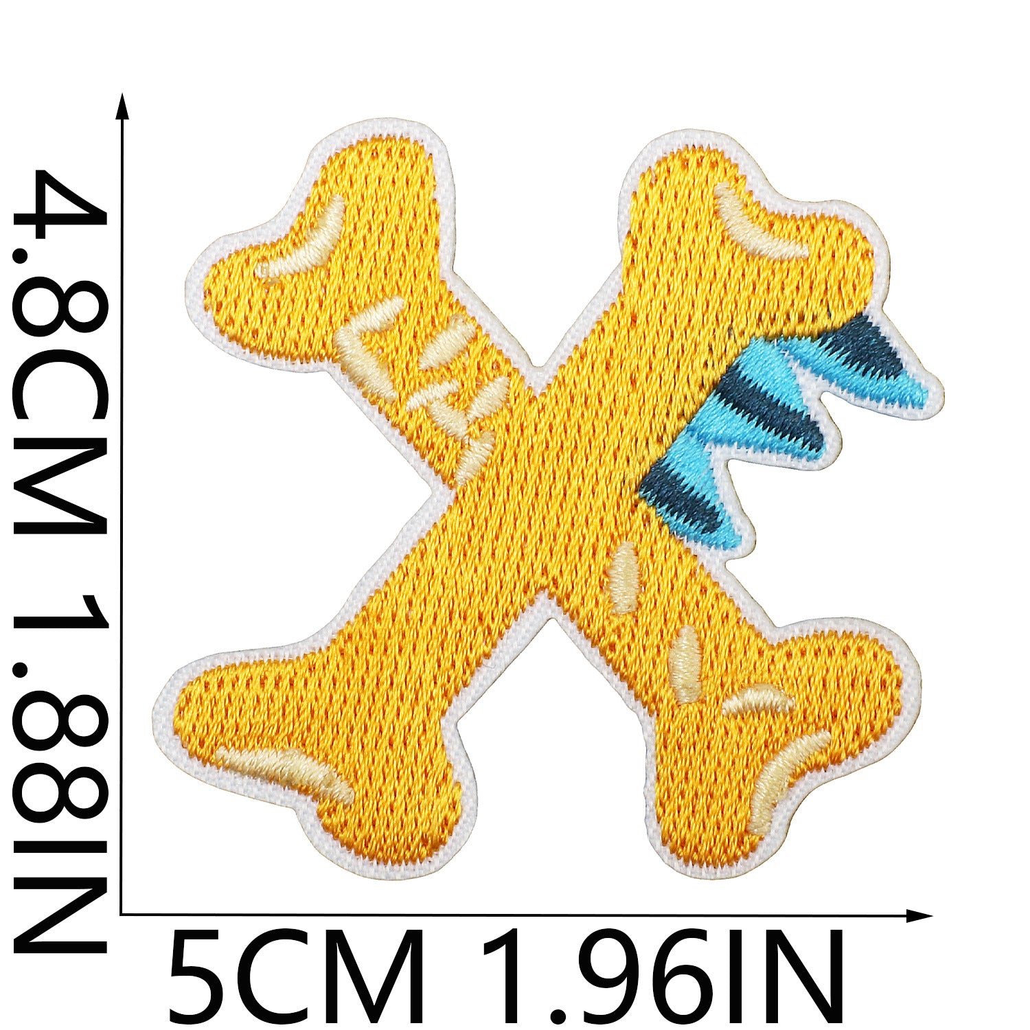 Wholesale Dinosaur Alphabet Embroidery Patches Fun Cartoon Letters For Clothing DIY Craft Supply