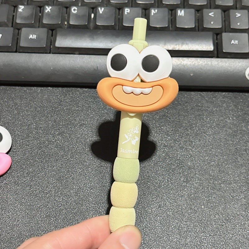 Wholesale Emoji Pack Gel Pen Cute Big Mouth Big Eyes Funny  Pen