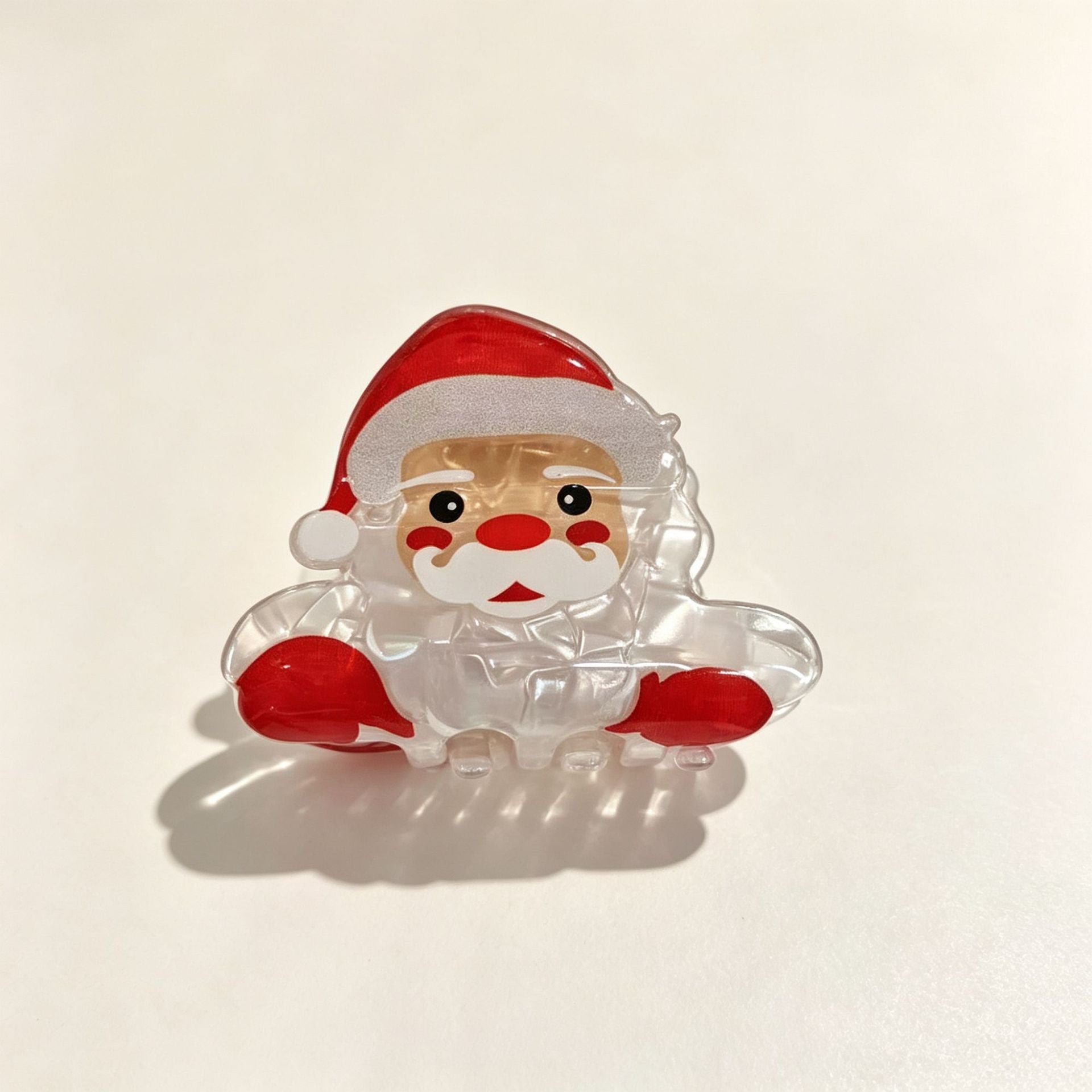 Wholesale Christmas Deer Snowman Bell Hair Claw Clip PVC Fashion Accessory Gift Boutique Resale