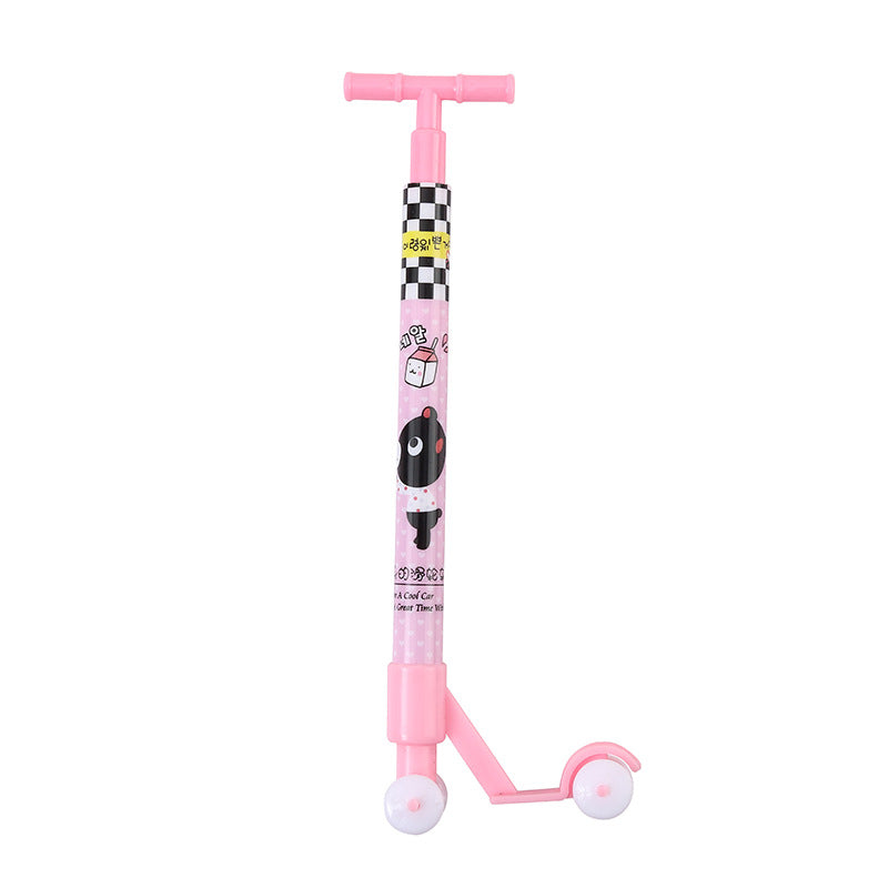 Wholesale Plastic Scooter Shape Ballpoint Pen