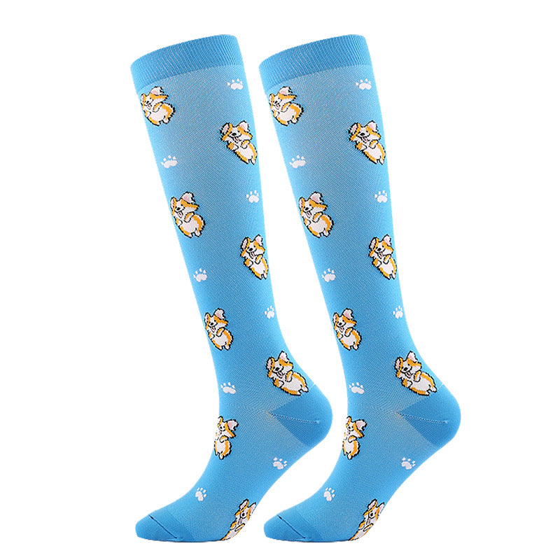 Wholesale Valentine's Day Compression Socks, Sports Slimming Legs, Medical Assisted Elastic Socks