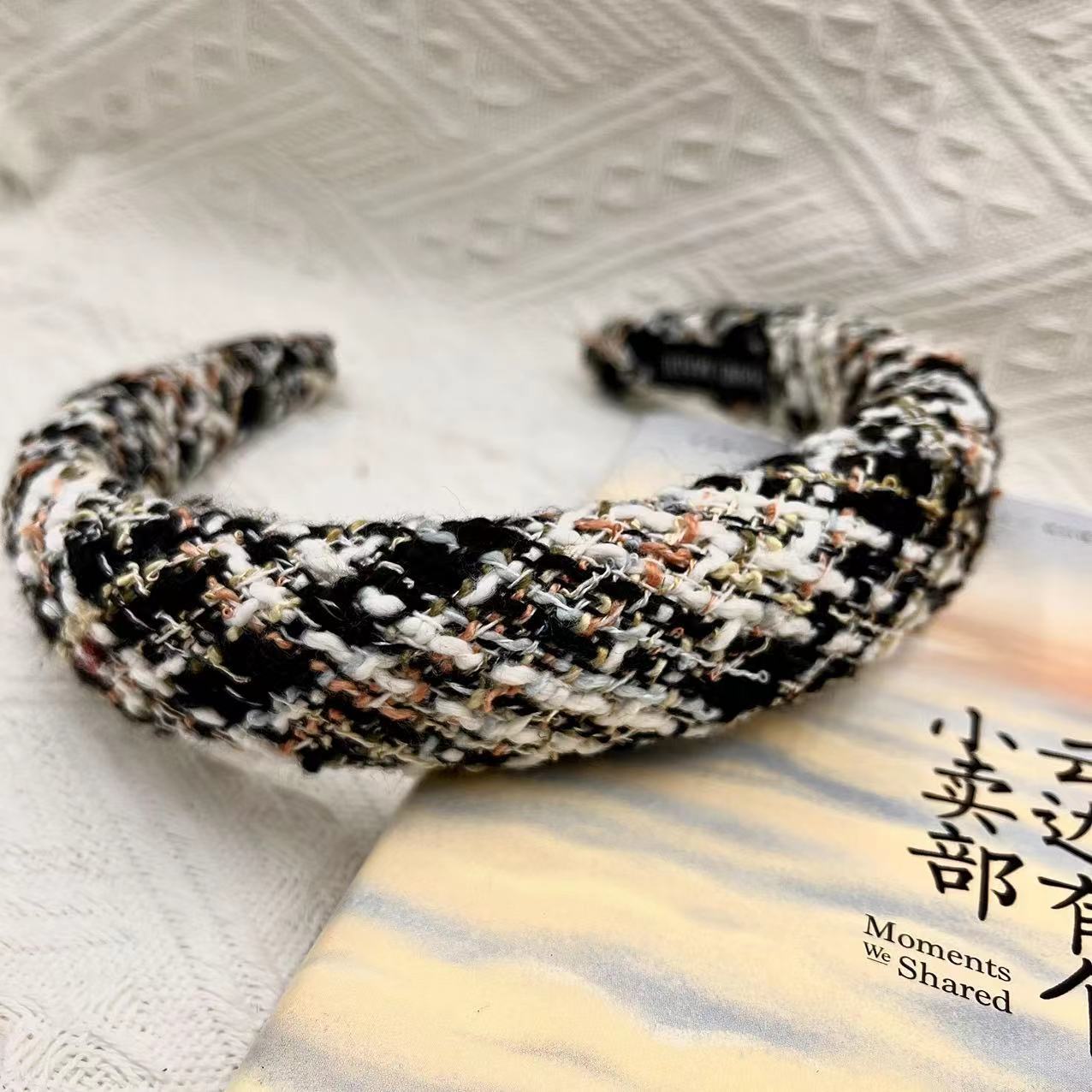 Wholesale 2023 Christmas Yarn Woven Hair Hoop