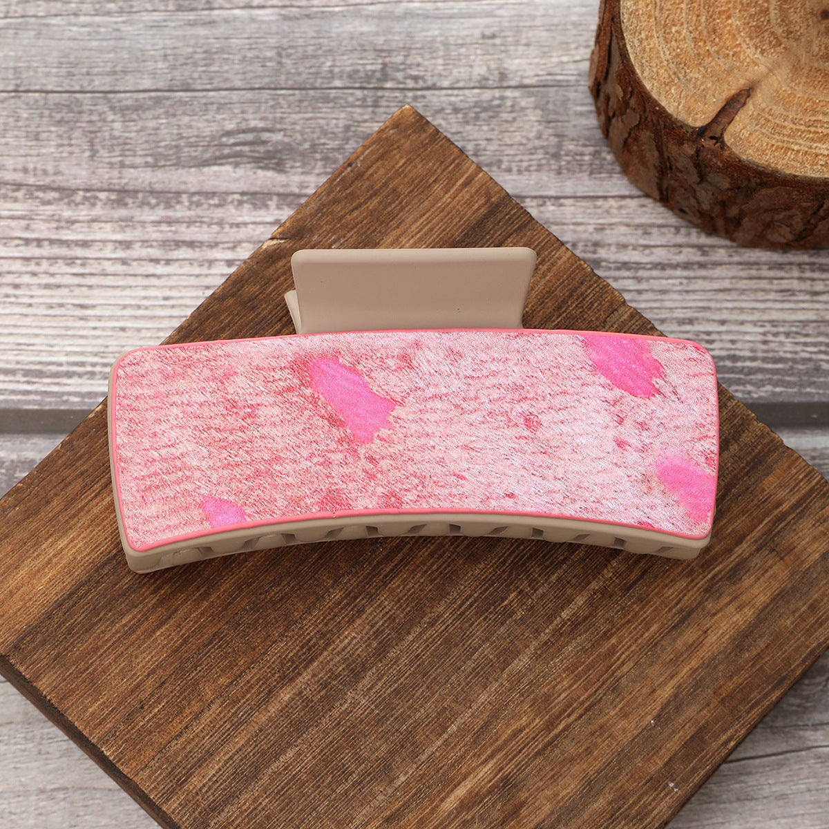 Wholesale Western Style Cactus Feather Sunflower Leather Shark Clip Hairpin