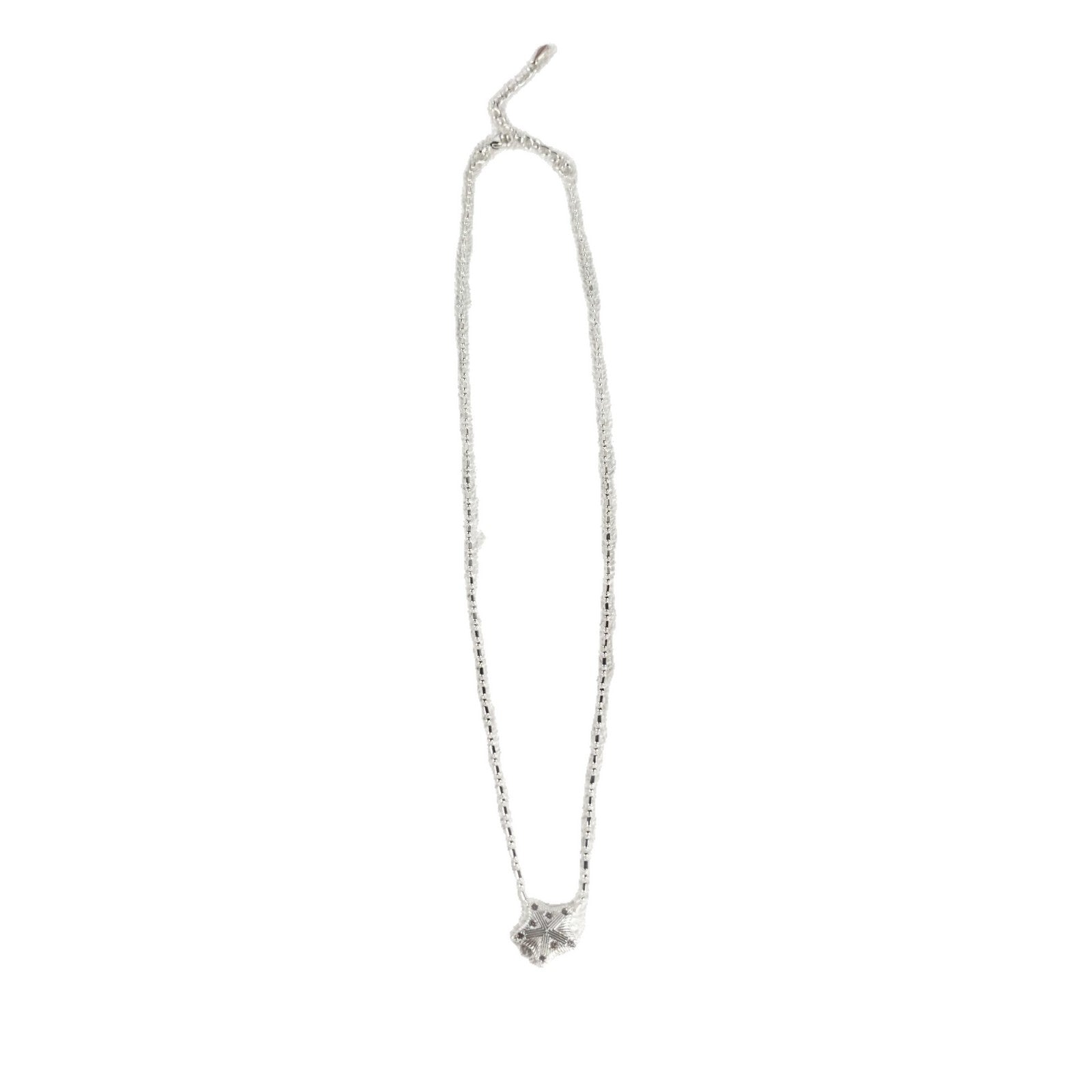 Wholesale Super sparkling frosted brushed star necklace