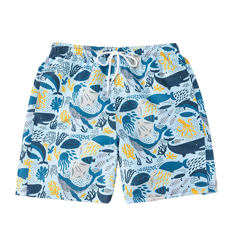 Wholesale Men's Shorts Waterproof Quick Dry Print Loose Fit Swimwear
