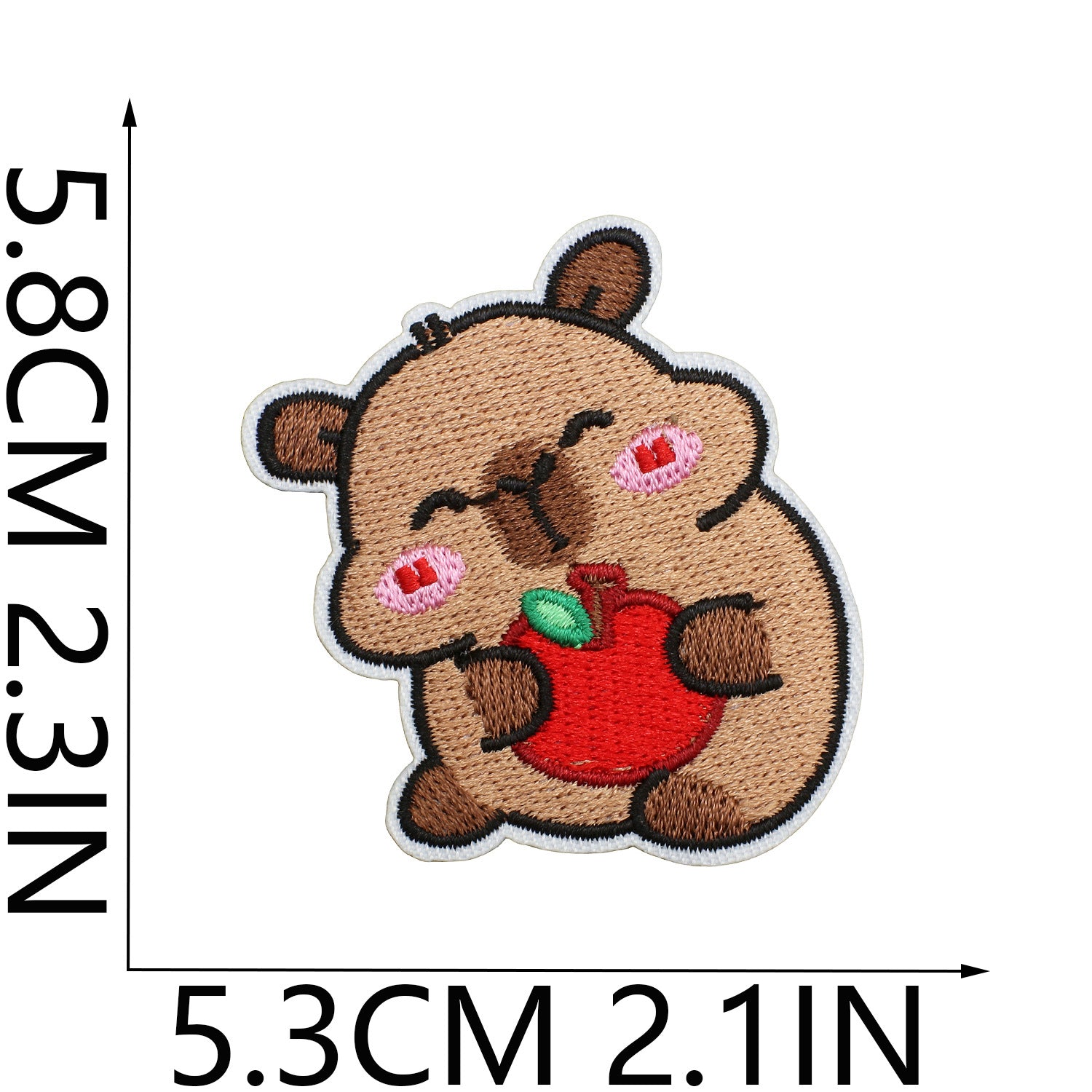 Wholesale Cartoon Capybara Embroidered Patch Decorative Accent For Clothing Stylish Gift For Boutique Resale