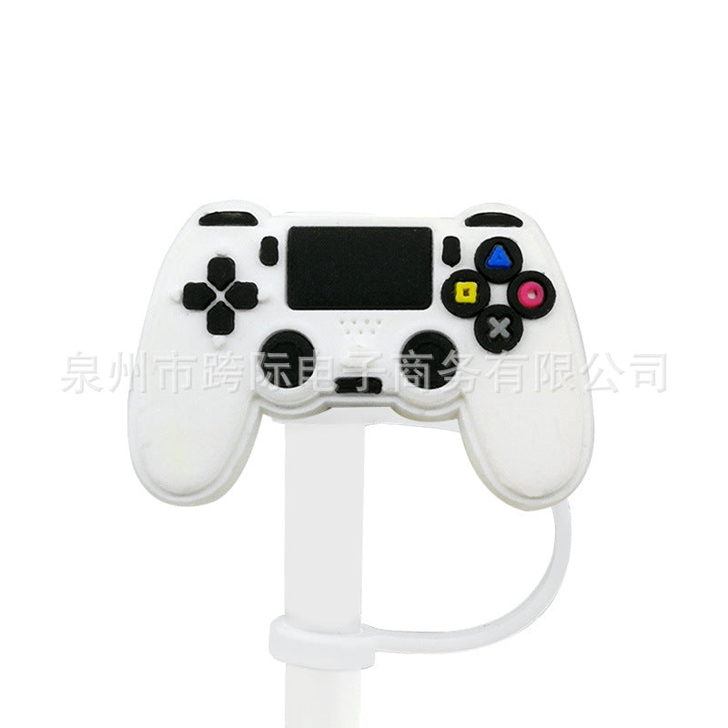 Wholesale 10pcs Game Style Straw Cap Silicone Dust Plug Cute Anime Party Casual Decorations