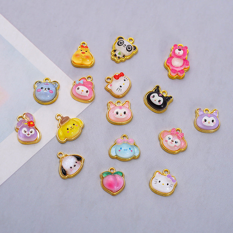 Wholesale Cute cartoon diy beaded accessories Pendant Charms OLY Exclusive