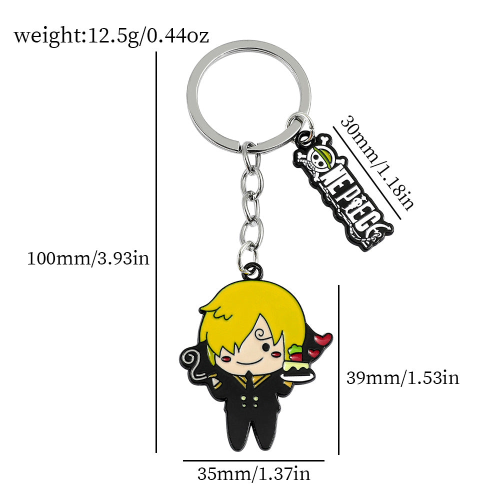 Wholesale One Piece Garo Tonkotsu Luffy Keychain