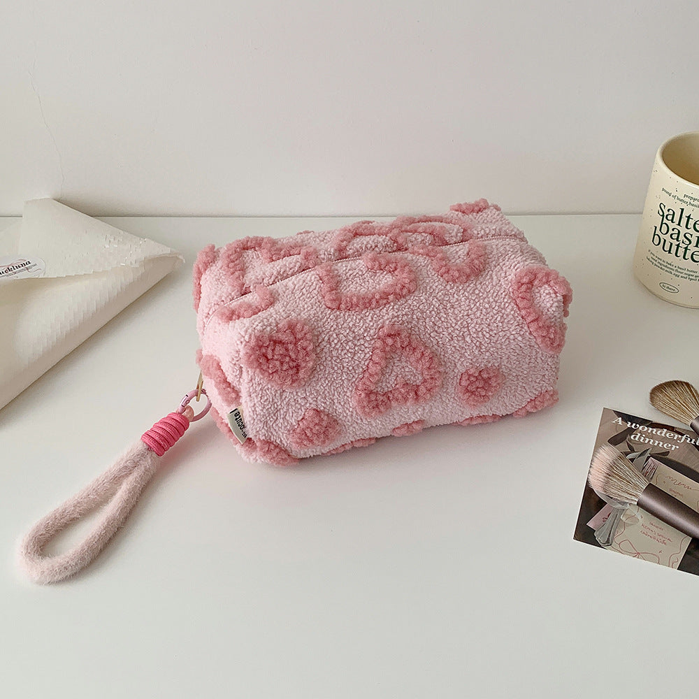 Wholesale  Heart Plush Storage Bag