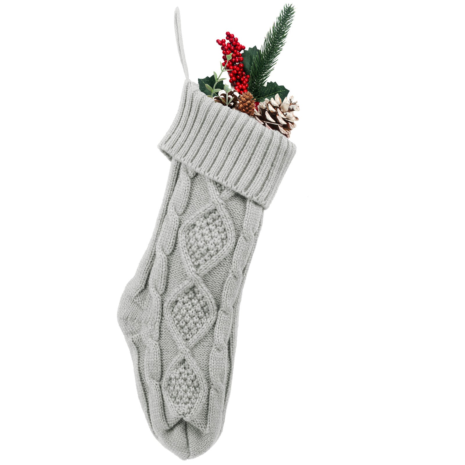 Wholesale Large Knitted Woolen Christmas Stockings