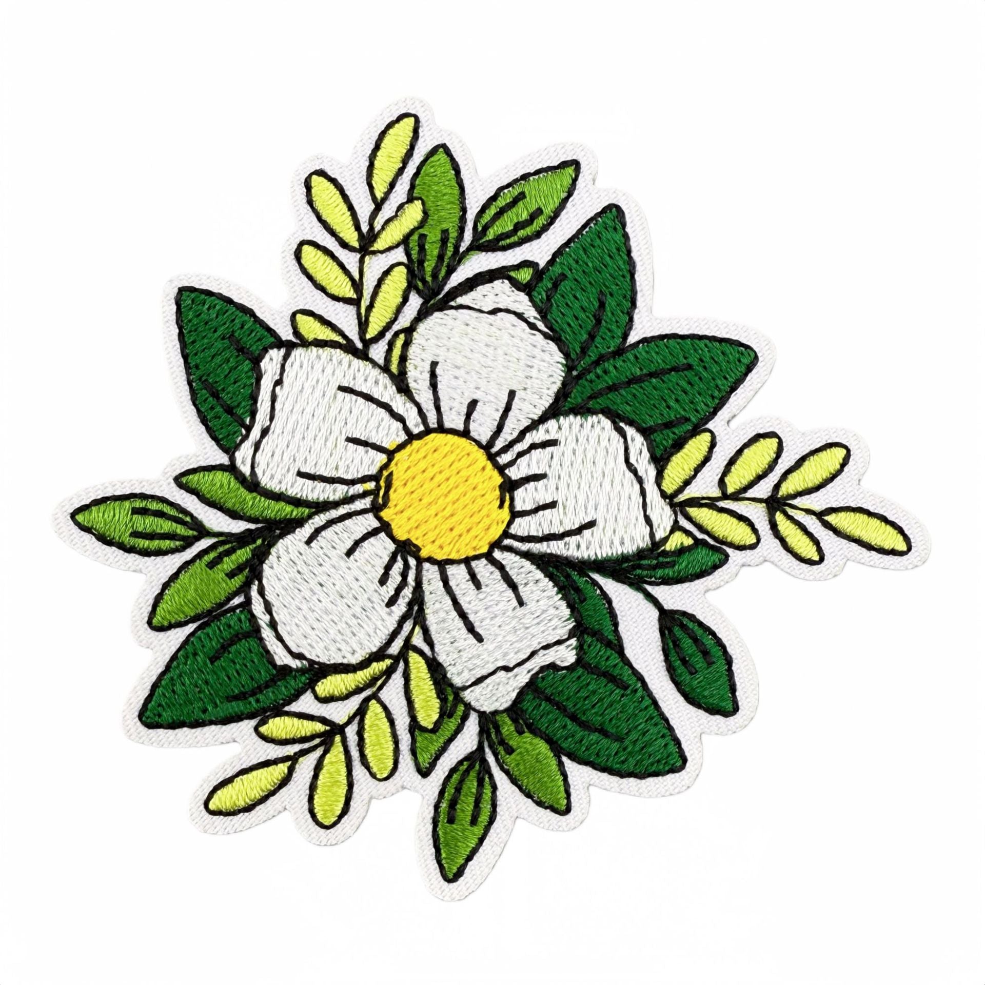 Wholesale Forest Fairy Embroidered Patches Green Macaron Design Iron On Applique Fashion Decorative Gift