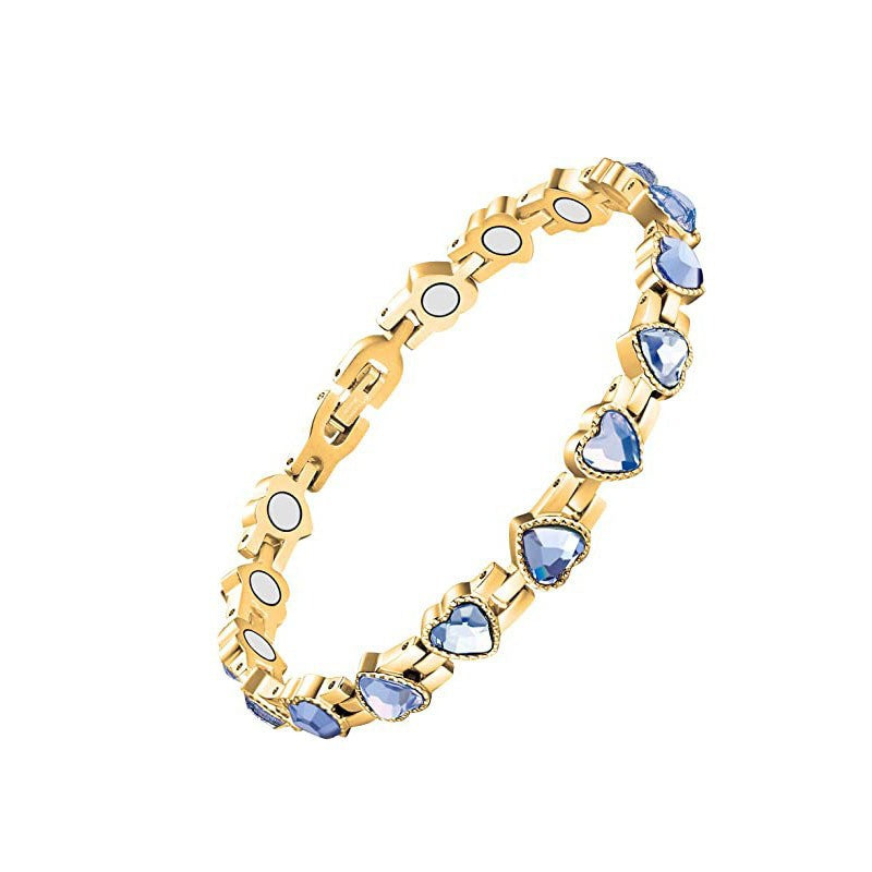 Wholesale full magnet bracelet adjustable diamond magnet bracelet