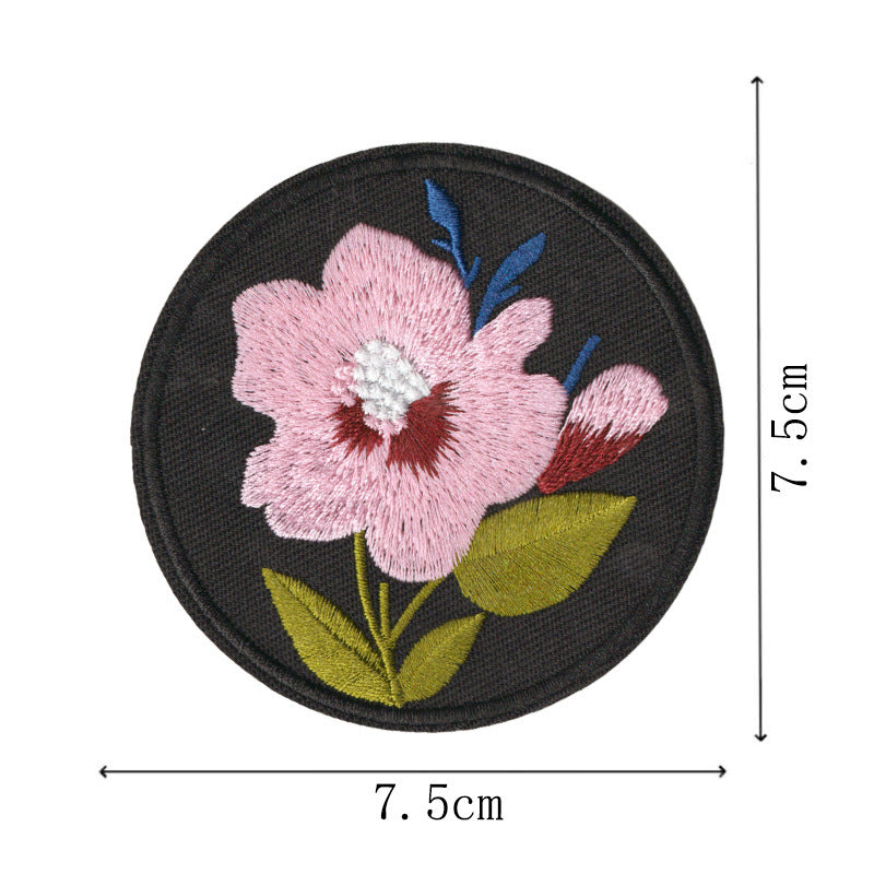 Wholesale Ethnic Style Floral Embroidery Patches Set Of 9 DIY Craft Supply For Coat Decoration Fashion Accessory Gift