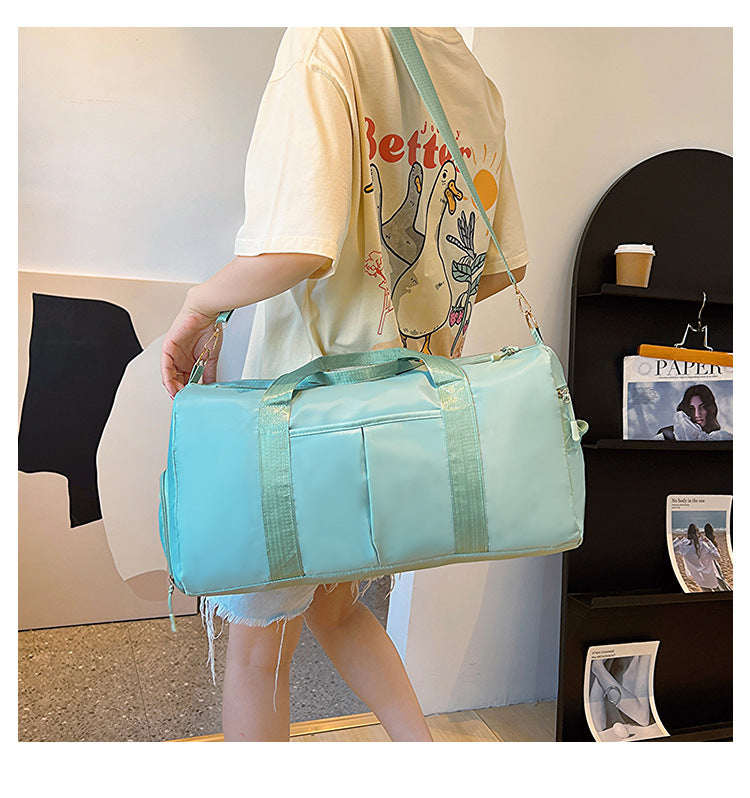 Wholesale Dry and Wet Separation Sports Yoga Fitness Bag Large Capacity Travel Bag