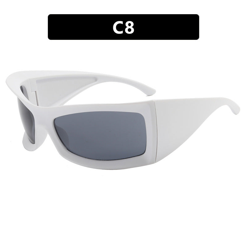 Gafas de sol de ciclismo de marco grande y2k al por mayor