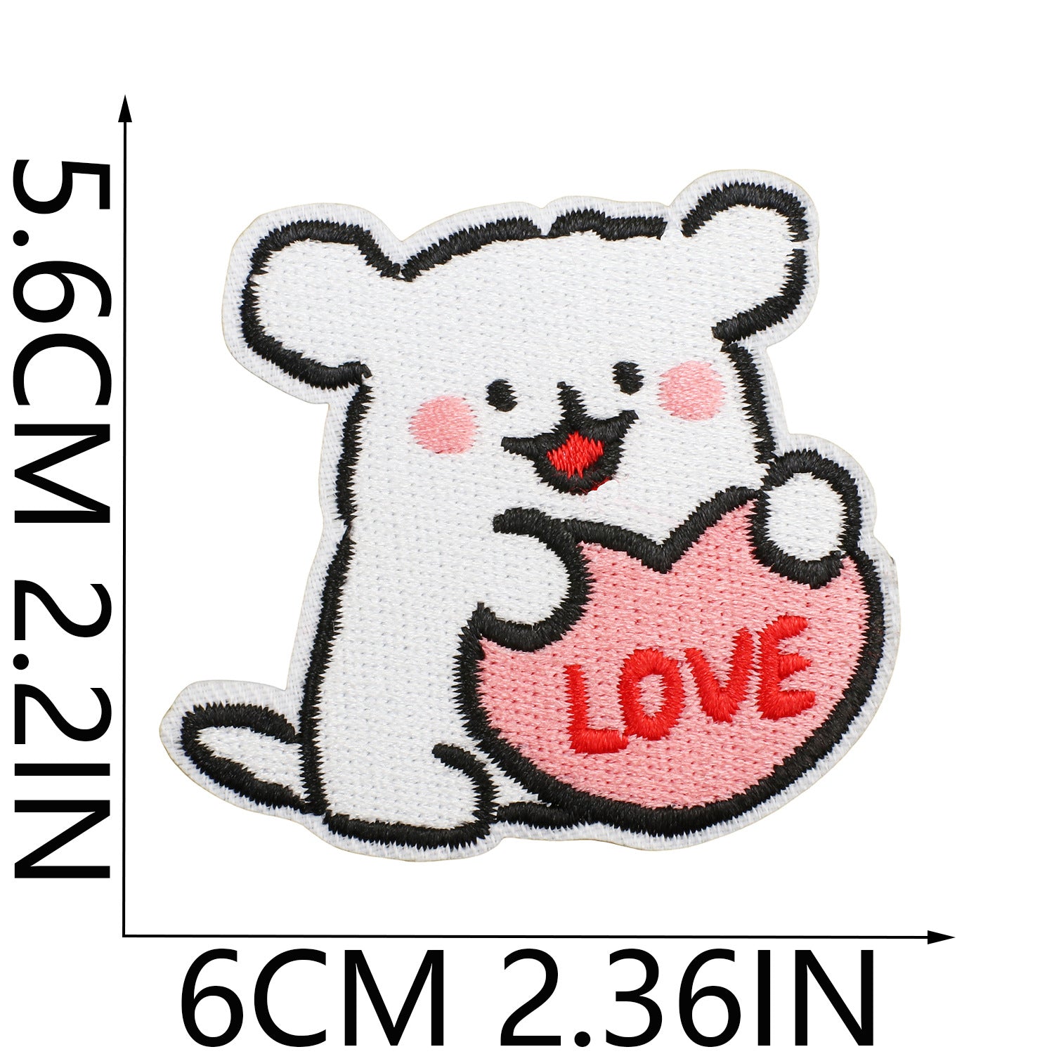 Wholesale Cute doll embroidered fabric patch OLY Exclusive