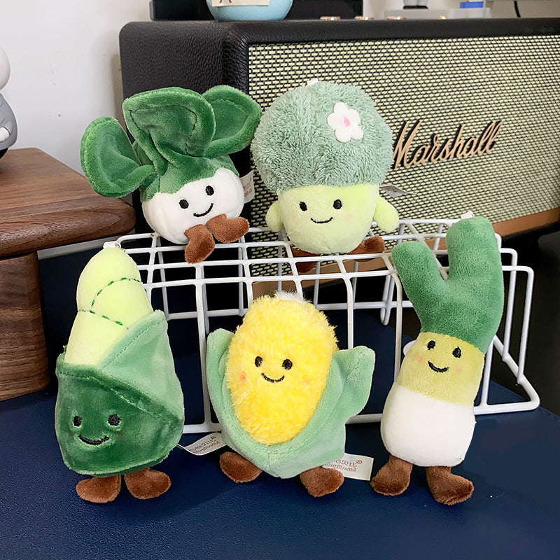 Wholesale Cute Vegetable Plush Keychain