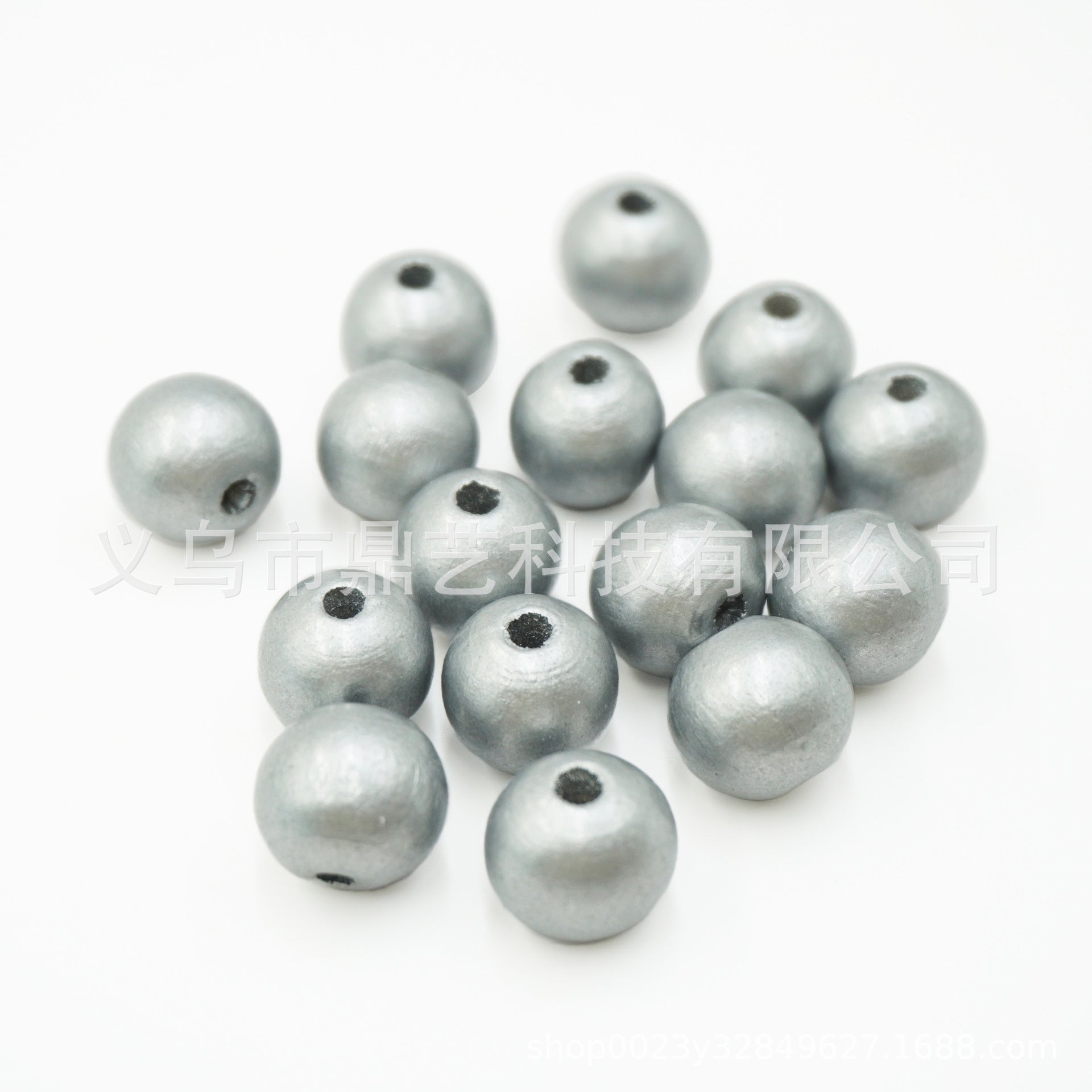 Wholesale 100pcs/pack Christmas Wooden Beads Snowman Beads