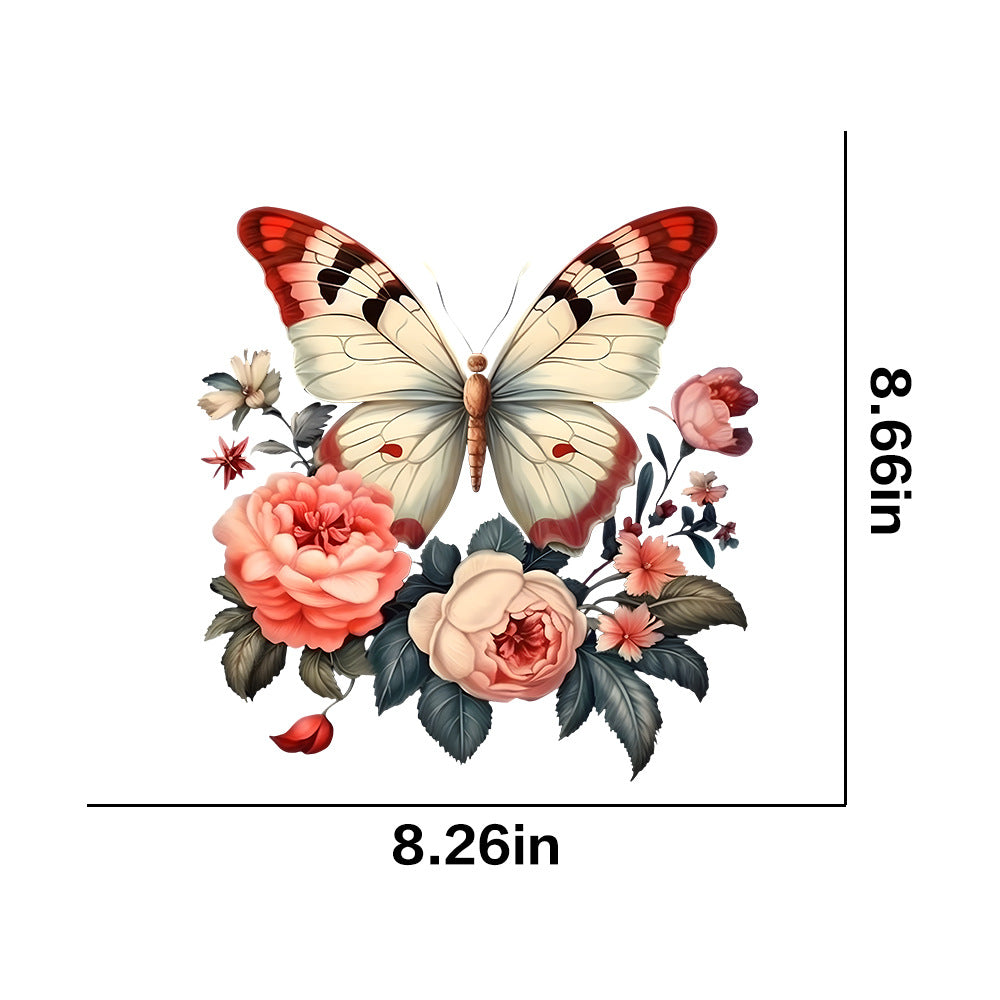 Wholesale Vintage Butterfly  UV DTF Ready to Press Transfers Wraps
