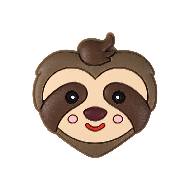 Wholesale 20pcs/pack Cartoon animal silicone Focal Beads