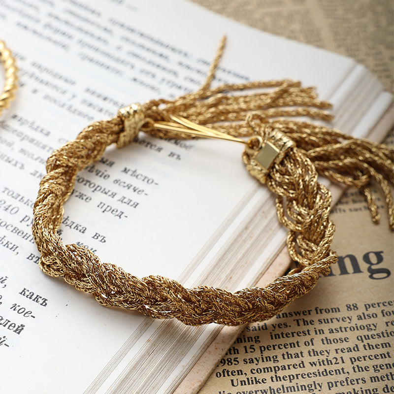 Wholesale Pattern Contrast Enamel Bracelet Irregular Ring