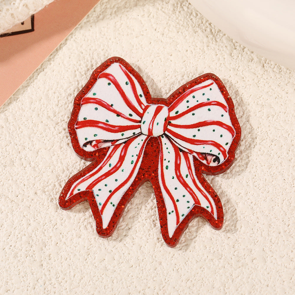 Wholesale 10pcs Cute cartoon Christmas acrylic Flatback
