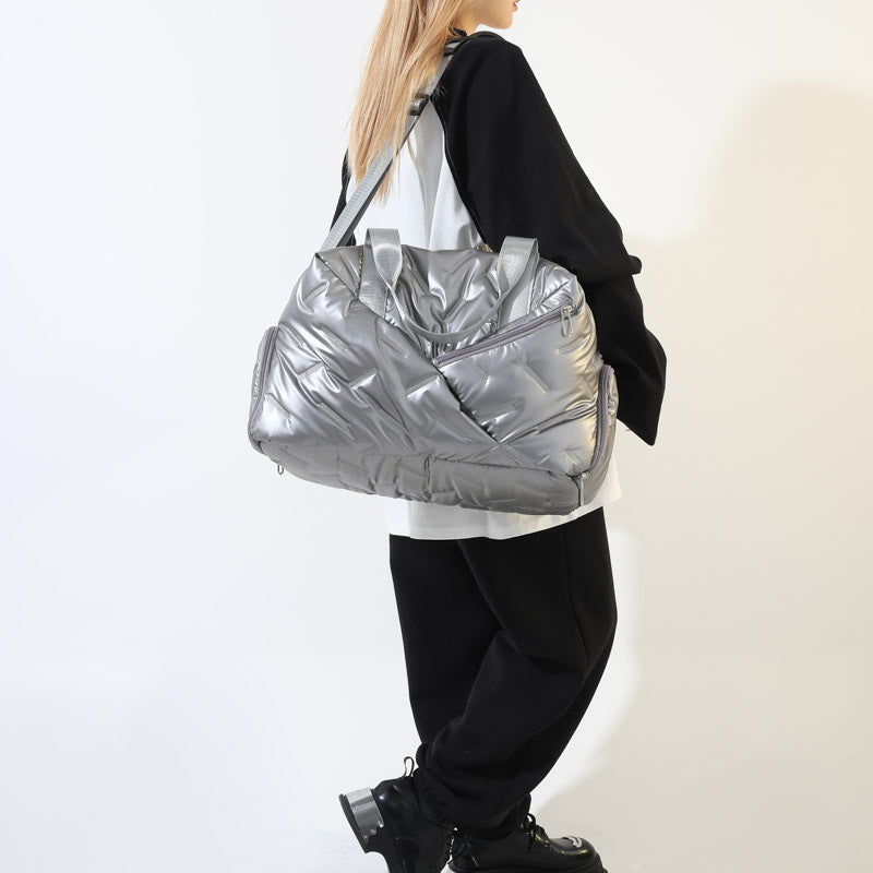 Wholesale Space Cotton Shoulder Bag Large Capacity Hand Travel Bag Crossbody Bag