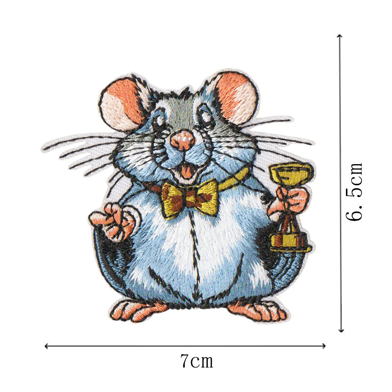 Wholesale Kidsren' s Cartoon Animation Animal Cloth DIY Patches