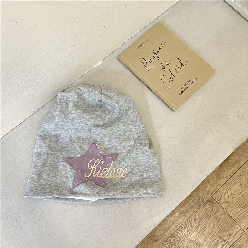 Wholesale Cotton Polyester Autumn Winter Hip Hop Stars Embroidered Baotou Cap