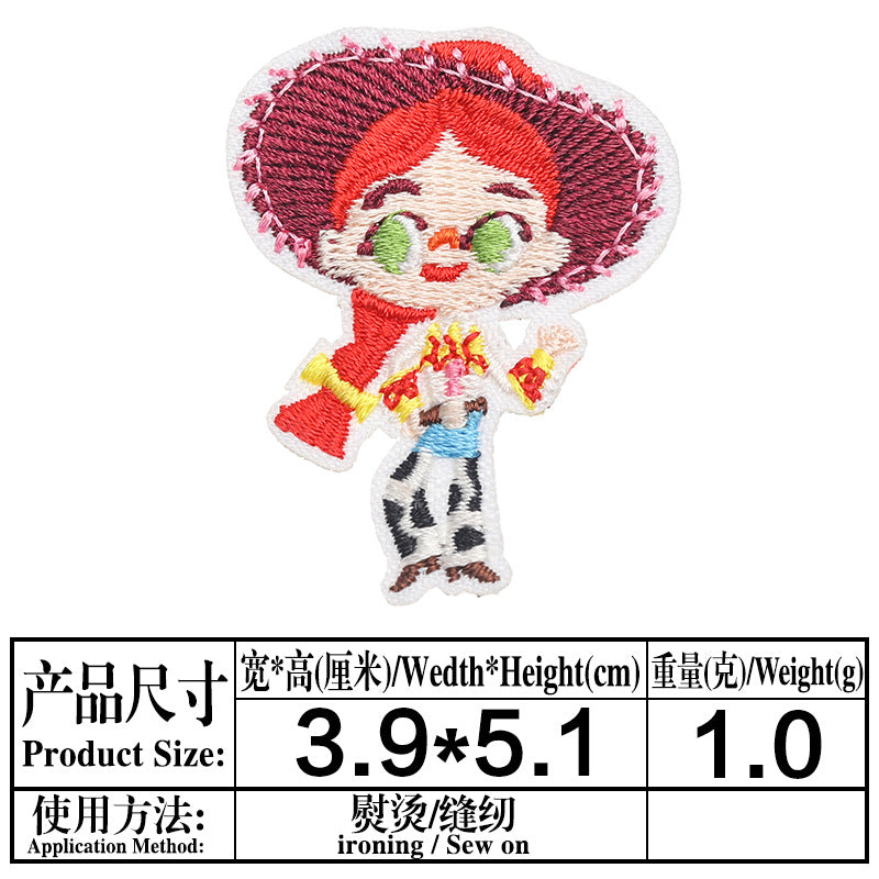 Wholesale cartoon cloth stickers cute DIY patch OLY Exclusive