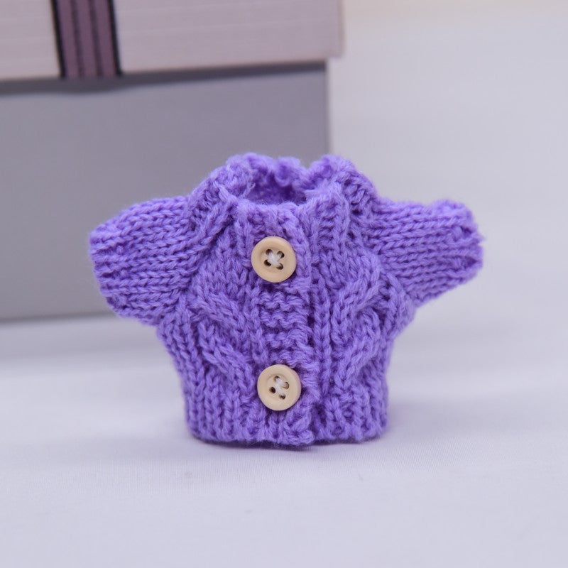 Wholesale Wholesale 10cm Handdog Doll Replacement Clothes Sweater Toy Cotton Doll Accessories Finished Dress-up Accessories