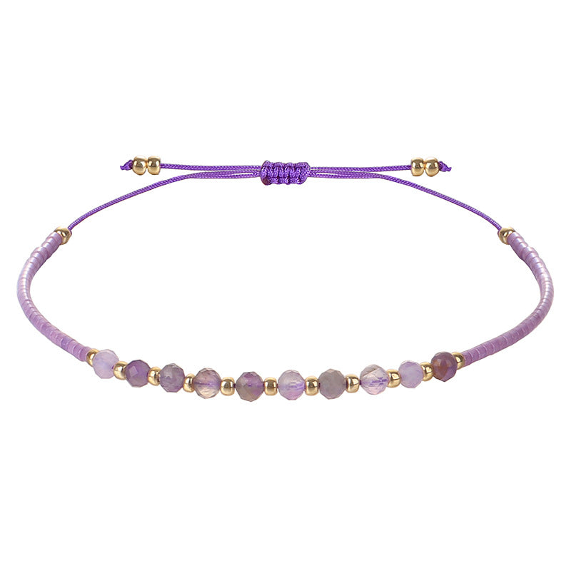 Wholesale 2MM Rice Beads Handwoven Beaded Bracelet