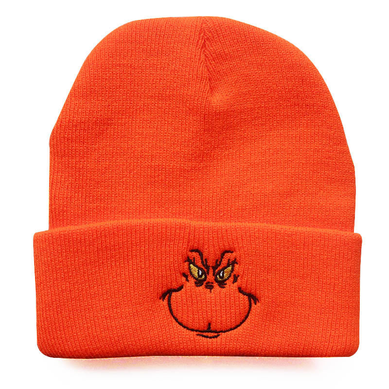 Wholesale Acrylic Cartoon Green Knitted Hat