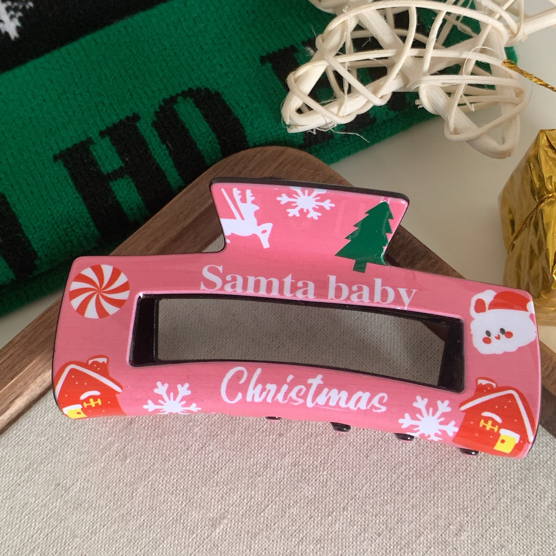 Wholesale Acrylic Christmas Clamp