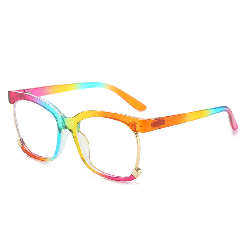 Wholesale Large Frame Rainbow Color Fashion Plain Mirror