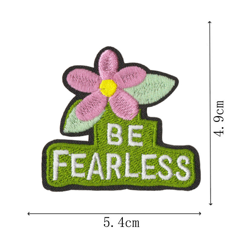 Wholesale Colorful Embroidered English Letter Square Patches Set Of 9 Heat Activated Appliques For Clothing Bags Towels DIY Accessory