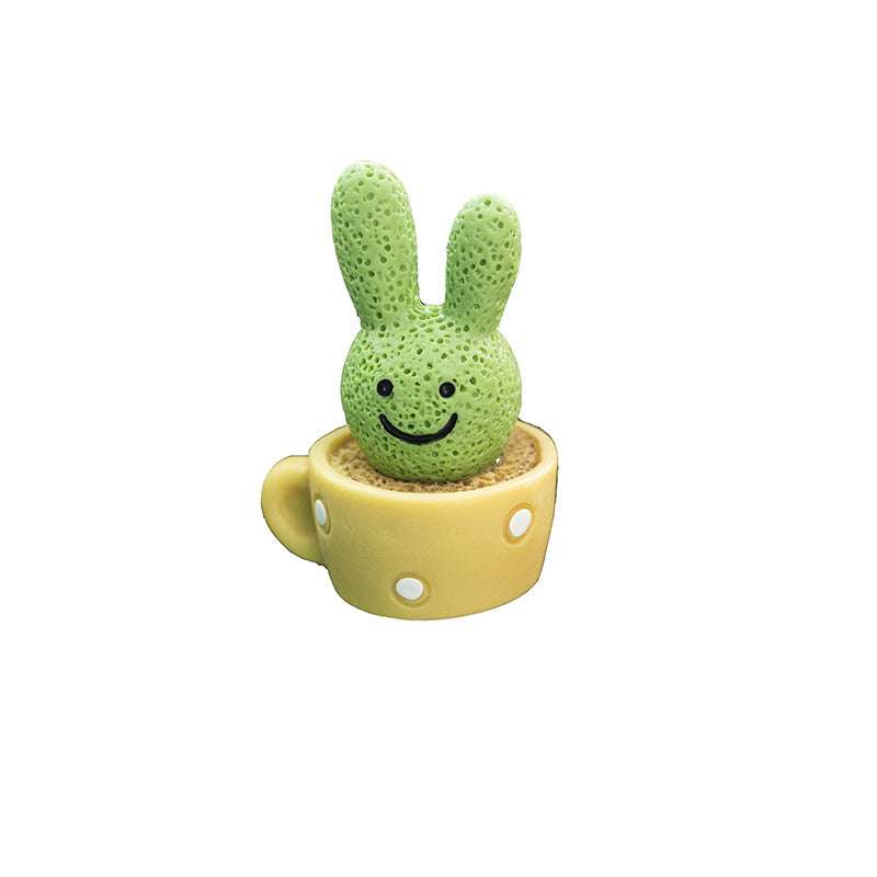 Wholesale Creative Cute Potted Plant Aromatherapy Clip Car Accessories