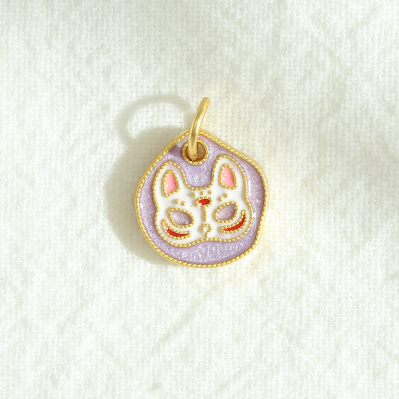 Wholesale Colorful koi fish fox face butterfly banana fan Pendant