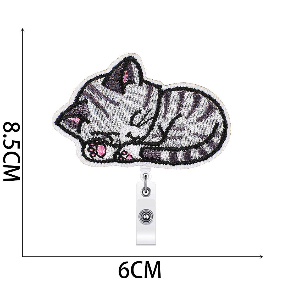 Wholesale Xiao Tian kitten easy-pull buckle embroidery cloth stickers