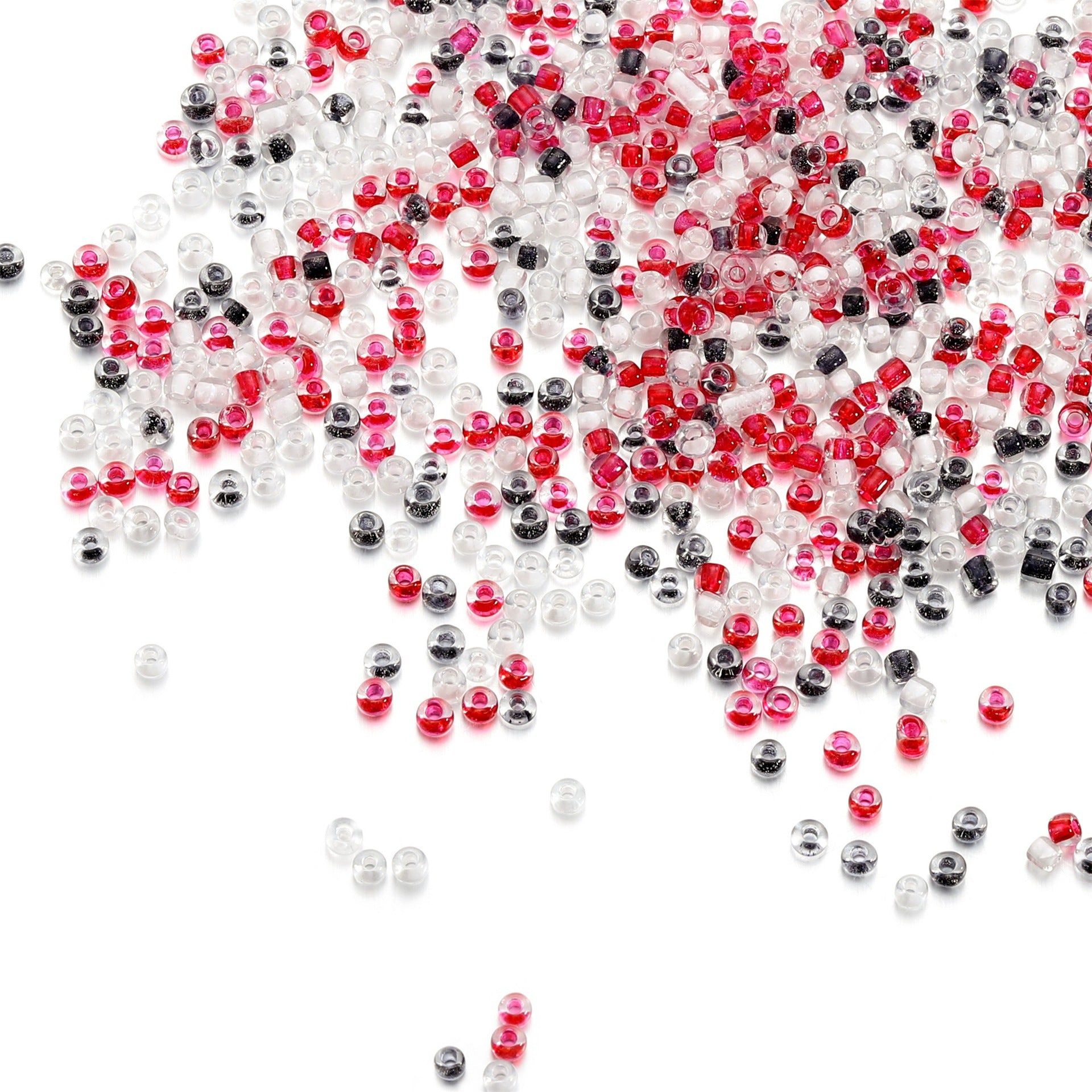 Wholesale 300pcs/pack 4mm Sugar Heart Colorful Candy Color Rice Beads