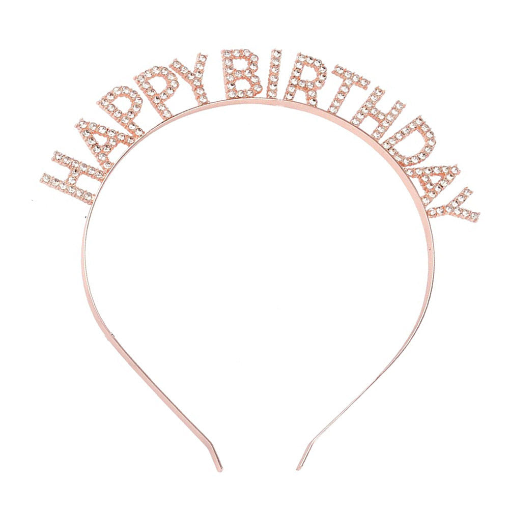 Wholesale BIRTHDAY Party Glitter Colorful Shoulder Belt Ceremony Belt Crown