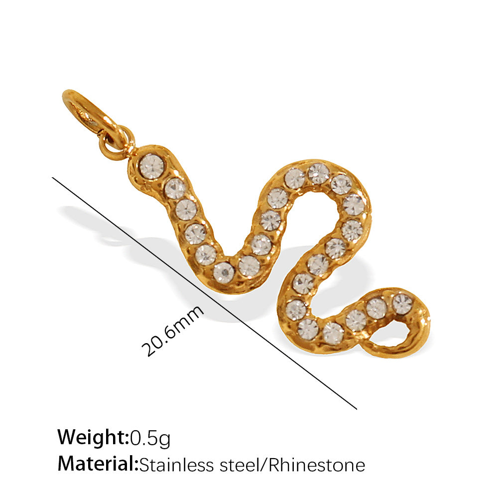 Wholesale Diverse diamond studded stainless steel necklace pendant accessories